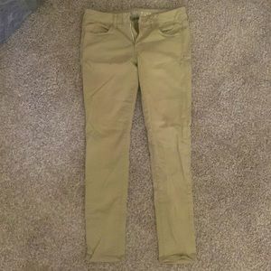 Khaki Skinny Jeans